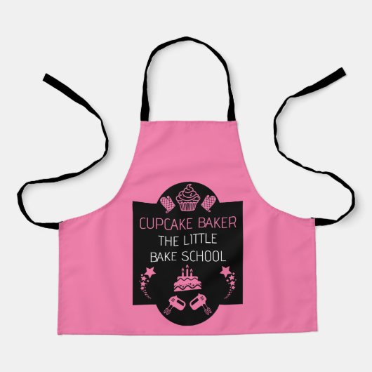 Cupcake bakcursus schort (Voorkant)