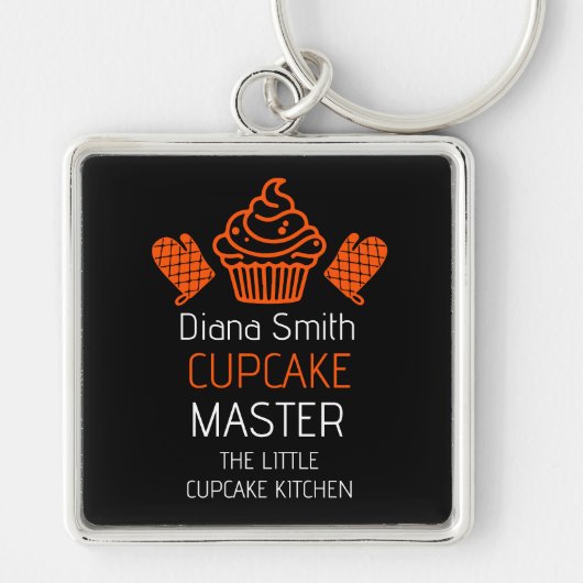 Cupcake bakcursus sleutelhanger (Voorkant)