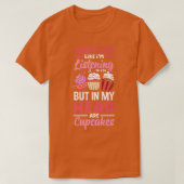 Cupcake Bake Lover T-shirt (Design voorkant)