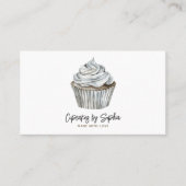 Cupcake Baker Bakery Chef Catering Visitekaartje (Voorkant)