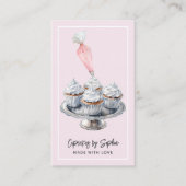 Cupcake Baker Bakery Pastry Chef Catering Visitekaartje (Voorkant)
