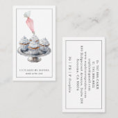 Cupcake Baker Bakery Pastry Chef Catering Visitekaartje (Voorkant / Achterkant)