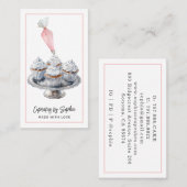 Cupcake Baker Bakery Pastry Chef Catering Visitekaartje (Voorkant / Achterkant)
