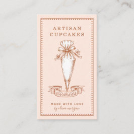 Cupcake Baker Bakery Pastry Chef Visitekaartje