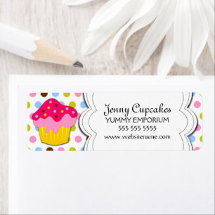 Cupcake Baker Etiket