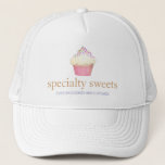 Cupcake Baker Trucker Pet<br><div class="desc">Cute illustratie van cupcake met sproinkles.</div>