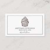 Cupcake Baker Visitekaartje (Voorkant)