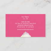 Cupcake Baker Visitekaartje (Achterkant)