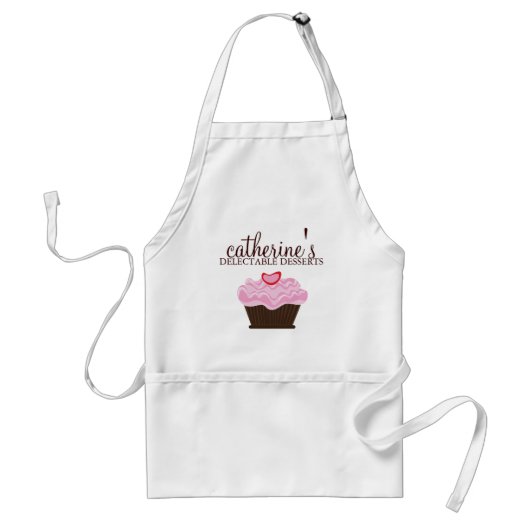Cupcake Bakery Apron Standaard Schort (Voorkant)