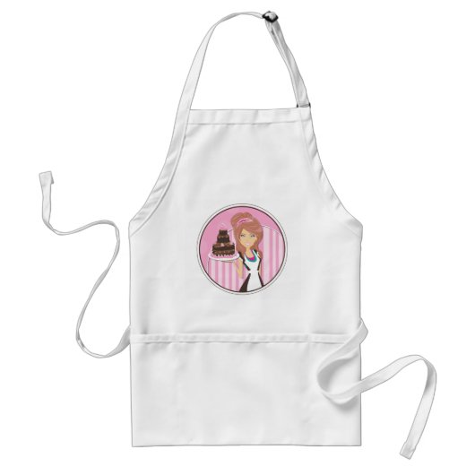 Cupcake Bakery Apron Standaard Schort (Voorkant)