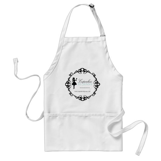 Cupcake Bakery Apron Standaard Schort (Voorkant)