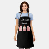Cupcake Bakery Baker All-Over Print Apron, medium Schort (Gedragen)