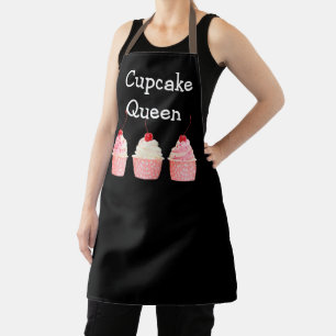 Cupcake Bakery Baker All-Over Print Apron, medium Schort