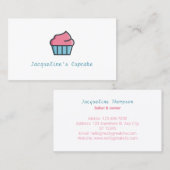 Cupcake Bakery Baker Chef Visitekaartje (Voorkant / Achterkant)