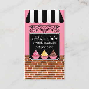 Cupcake Bakery Boutique Visitekaartje