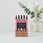 Cupcake Bakery Boutique Visitekaartje (Staand voorkant)