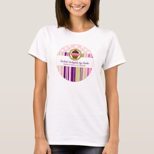 Cupcake Bakery Business T-Shirt (Voorkant)