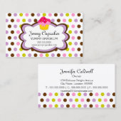 Cupcake Bakery Cloud Visitekaartje (Voorkant / Achterkant)