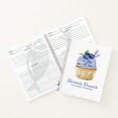 Cupcake Bakery Dessert Recipe Cookbook Notitieboek (Binnen)