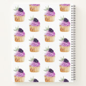 Cupcake Bakery Dessert Recipe Cookbook Notitieboek (Achterkant)