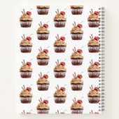 Cupcake Bakery Dessert Recipe Cookbook Notitieboek (Achterkant)