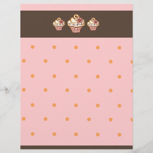 Cupcake Bakery Letterhead (Voorkant)