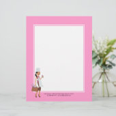 Cupcake Bakery Letterhead African American #1 Briefhoofd Sjabloon (Staand voorkant)