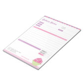Cupcake Bakery Order Form of Factuur Notitieblok (Schuin)
