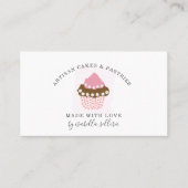 Cupcake Bakery Pastry Chef Visitekaartje (Voorkant)