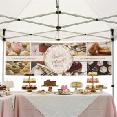 Cupcake Bakery Pastry Photo Collage Market Booth Spandoek