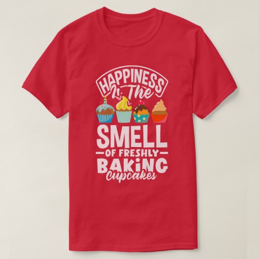 Cupcake Baking Baker Baking Lover T-shirt (Design voorkant)