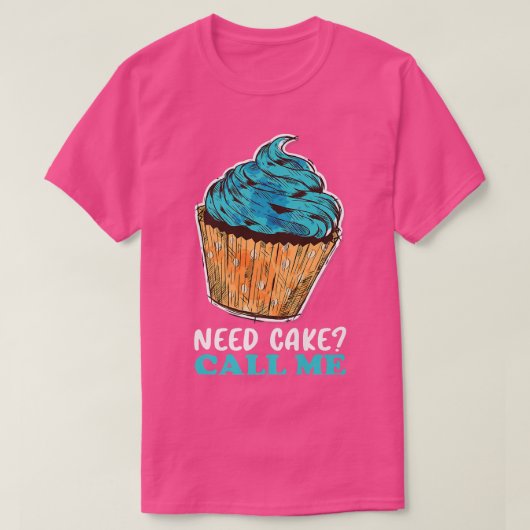 Cupcake Baking Baker Pastry Chef T-shirt (Design voorkant)