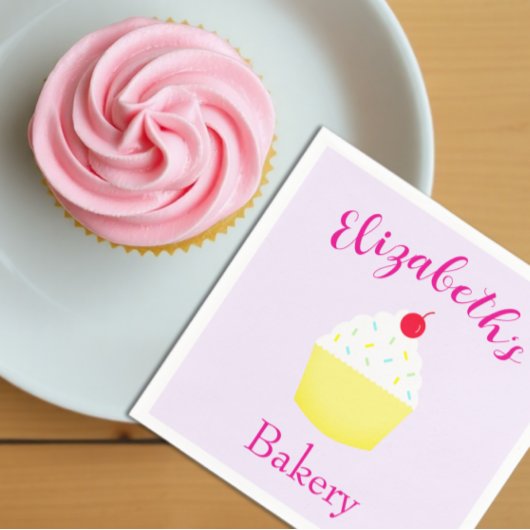 Cupcake Baking Birthday Servet