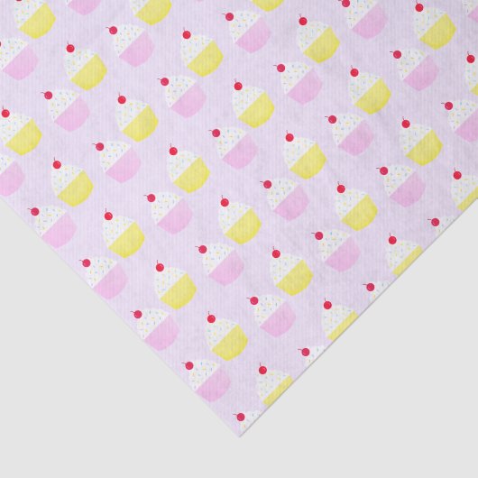 Cupcake Baking Birthday Tissuepapier (Detail)