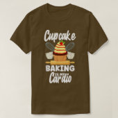 Cupcake Baking is mijn cardio grappny Baking T-shirt (Design voorkant)