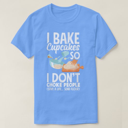 Cupcake Baking Lover Funny Cupcake 1271 T-shirt (Design voorkant)
