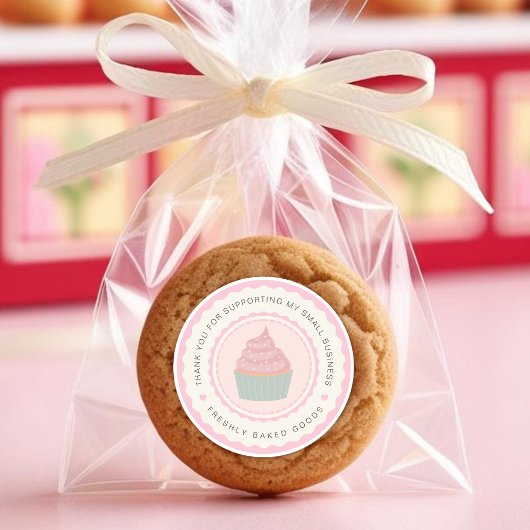 Cupcake bakken Business Sticker