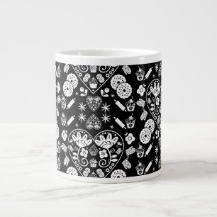 Cupcake bakken Folk Art Grote Koffiekop