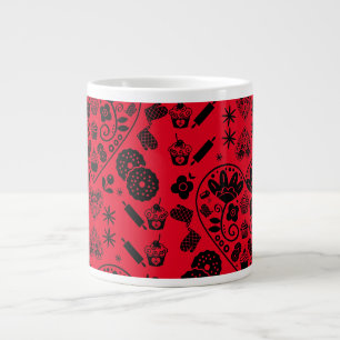 Cupcake bakken Folk Art Grote Koffiekop