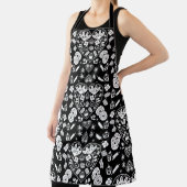 Cupcake bakken Folk Art Schort (Insitu)