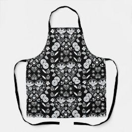 Cupcake bakken Folk Art Schort