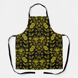 Cupcake bakken Folk Art Schort