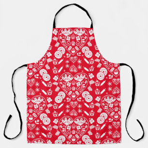 Cupcake bakken Folk Art Schort