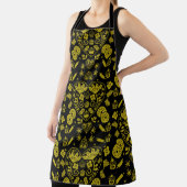 Cupcake bakken Folk Art Schort (Insitu)