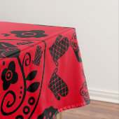 Cupcake bakken Folk Art Tafelkleed (Voorbeeld)