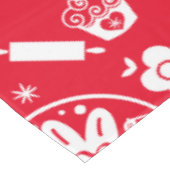 Cupcake bakken Folk Art Tafelkleed (Gekanteld)