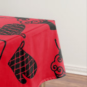 Cupcake bakken Folk Art Tafelkleed (Voorbeeld)