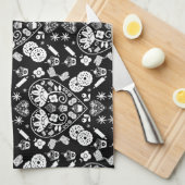 Cupcake bakken Folk Art Theedoek (Quarter Fold)