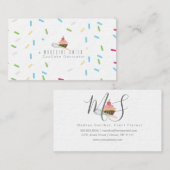 Cupcake bakken taart decorator Sprinkles Visitekaartje (Voorkant / Achterkant)