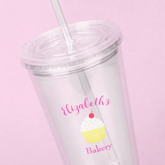 Cupcake Bakken Verjaardag Acryl Drinkbeker